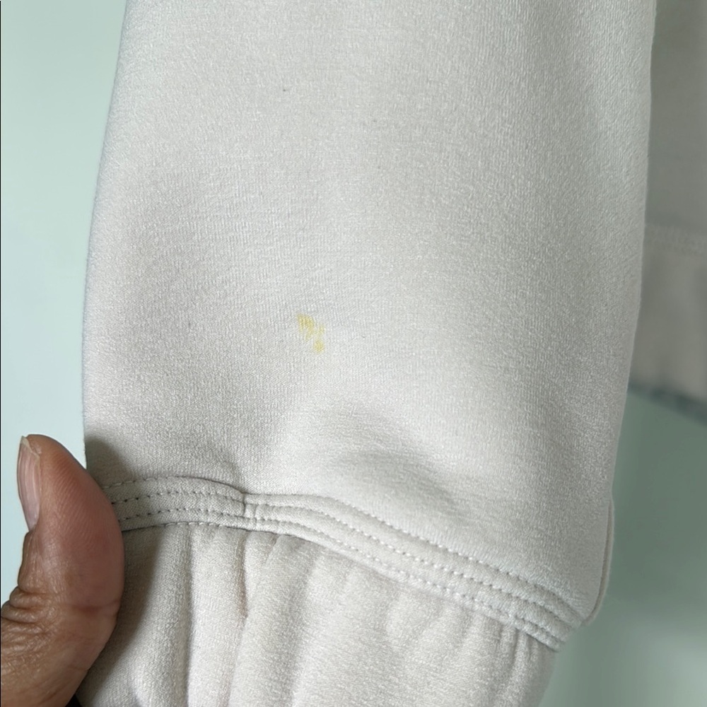 Lululemon Light Pink Sweatshirt with Gray Leopard Print - Picture 5 of 6